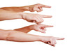 Mobbing durch Finger zeigen