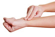 Finger messen Blutdruck