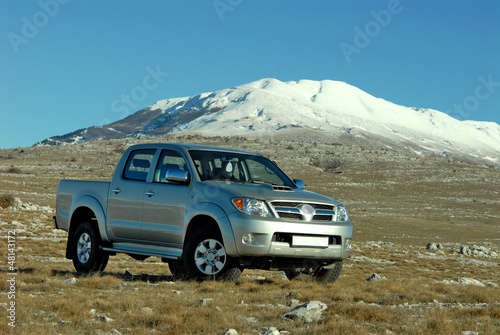 Photo: pick up on the mountain pick up on the mountain