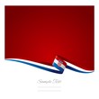 Abstract color background Croatian flag vector