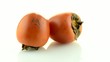 Red ripe persimmons
