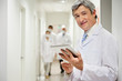 Doctor Holding Digital Tablet