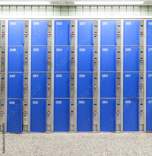 Photo: locker at the station locker at the station
