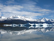 Calafate water mirrow with mountains