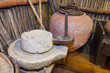 Traditional millstone which used for mill the rice