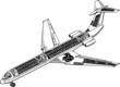 Large aircraft cut