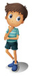 A thinking boy