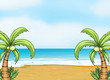 A sea shore