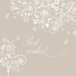 Beautiful vintage greeting card