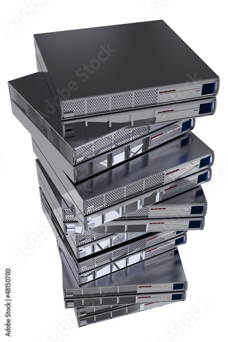 Illustration: Servers Stock Pile Servers Stock Pile
