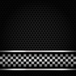 Structured metallic perforated