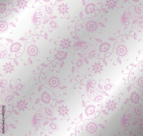 Vector: wedding template design, paisley floral pattern , India wedding template design, paisley floral pattern , India