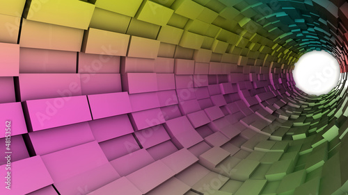 Illustration: Interior tubo 3d Interior tubo 3d