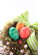 Osternest Hochformat mit Textfreiraum