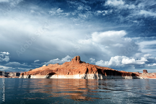 Photo: cliff and water cliff and water