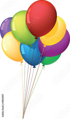 Vector: Colorful balloons Colorful balloons