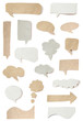 Collection paper speech bubble 