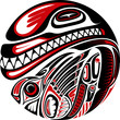 Haida style tattoo design
