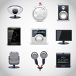 multimedia vector icons