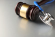 gavel and stethoscope