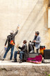 Photo: blues band in exterior blues band in exterior