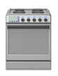 Illustration: electric stove on a white background electric stove on a white background