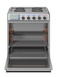 Illustration: electric stove on a white background electric stove on a white background