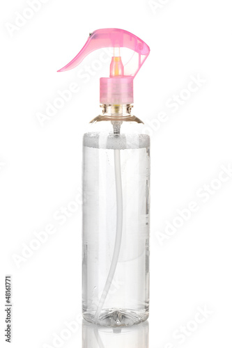 Photo: Pink air freshener isolated on white Pink air freshener isolated on white