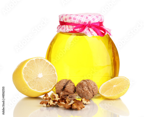 Photo: Healthy ingredients for strengthening immunity isolated on Healthy ingredients for strengthening immunity isolated on