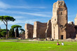 Photo: The ruins of the Baths of Caracalla, ancient roman public baths, The ruins of the Baths of Caracalla, ancient roman public baths,