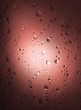 Photo: Light Through Shower Door - Red Light Through Shower Door - Red