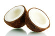 Coconuts, isolated on white