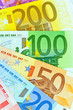 Ein Fächer mit Euro-Geldscheinen