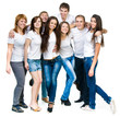 young people smiling