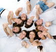 young people smiling