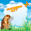 Vector: groundhog day groundhog day