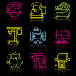 line icons of power tools