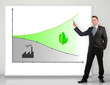 Photo: Businessman giving a presentation about ecology Businessman giving a presentation about ecology