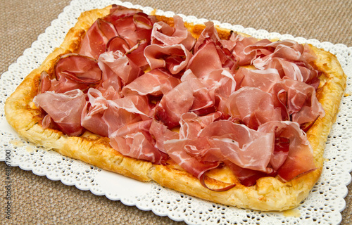 Photo: quiche with fresh speck quiche with fresh speck