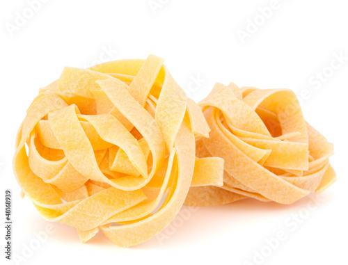 Photo: Italian pasta fettuccine nest Italian pasta fettuccine nest