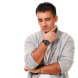 Photo: Young handsome man thinking Young handsome man thinking