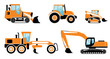 Heavy machines set