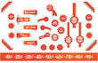 Vector: Sale Set Stickers And Ribbons Sale Set Stickers And Ribbons