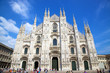 Piazza Duomo in Milan, Italy.