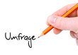 Umfrage / Handschrift