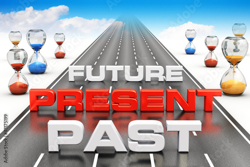 Illustration: Business vision and perspective concept Business vision and perspective concept