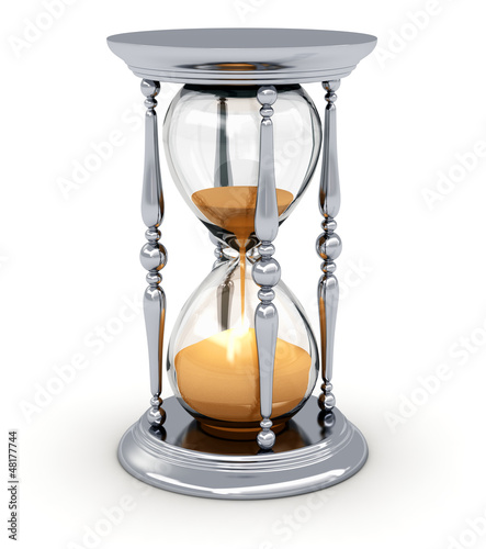 Illustration: Vintage hourglass Vintage hourglass