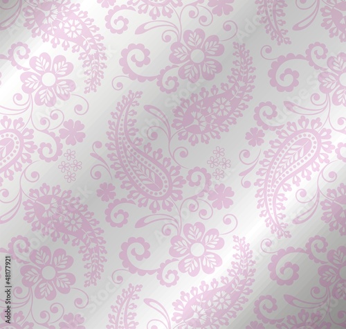 Vector: wedding template design, paisley floral pattern , India wedding template design, paisley floral pattern , India