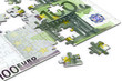 Illustration: Puzzle 100 Euro Puzzle 100 Euro