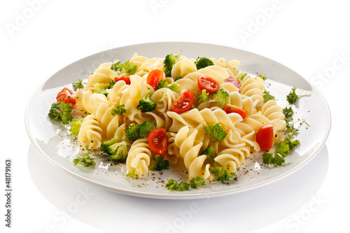 Photo: Pasta with vegetables Pasta with vegetables